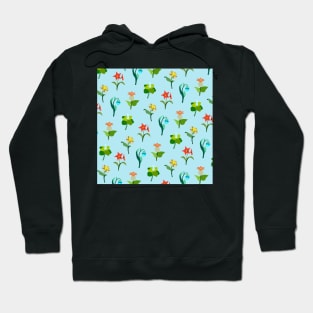 Mondstadt Flowers Print (Blue) Hoodie